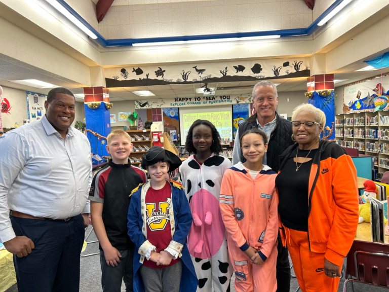 Sarah and other councilpersons with children in costume, vacaville